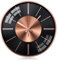 October Elf Modern Wall Clocks, Black and Rose Gold Wall Clock, Silent Wall Clocks for Living Room, Stylish kitchen clocks wall, 12inch Large Metal Wall Clock for Home, Bedroom, Office Decoration