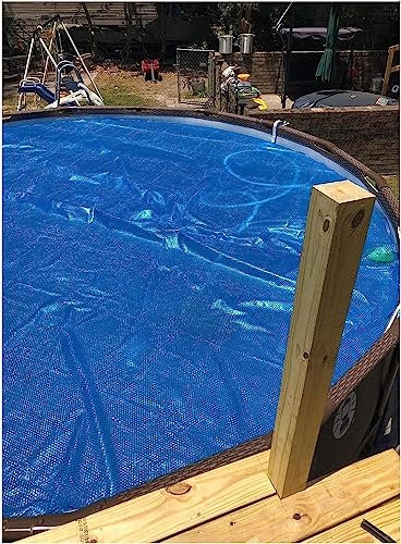 SAFWEL Dustproof Pool Protector Solar Pool Cover for Above Ground Pool, Solar Covers Thermal Blanket, Round Swimming Pools Ground Pool (Size : 6m/20ft)