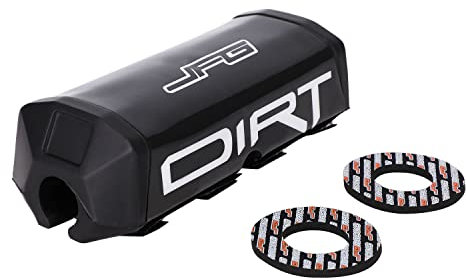 Moto Manillar Protectores Cubierta Universal para 7/8 22 mm, 11/8 28 mm Manillar Motocross, ATV (Negro)