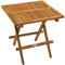 Teako Design Teak Klapptisch Padua, Nachhaltiges Plantagen Teakholz, FLEGT-lizenziert, Gartentisch klappbar, Witterungsbeständiger Beistelltisch, Outdoor Tisch