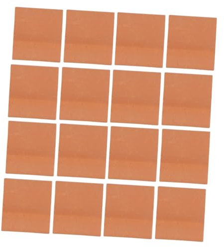 BESTonZON 120 Stück Simulierte Fliesen Sandtischsteine Winziges Ziegelspielzeug Kinder DIY Ziegel Miniatursteine Mikro Ziegel Ornament Landschaftsbau Dekor Mikro Ziegel Dekor