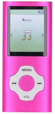 Lecteur MP3 Bluetooth, écran Couleur 1,8 Pouces, Lecteur MP3 MP4, Lecteur de Musique Portable, Prise en Charge jusqu'à 128 Go, Lecteur de Musique Numérique à Réduction de Bruit