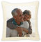LOOXIS Personalisiertes Kissen mit Foto & Text Bedruckt, selbst gestalten – 40x40 cm, Creme - Geschenkidee Männer, Frauen, Jahrestag, Geburtstag – grob Gewebt