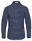 APTRO Men's Shirts Long Sleeve Dress Shirts Casual Floral Shirt Wrinkle-Free Formal Regular Fit Shirts Patterned Navy M