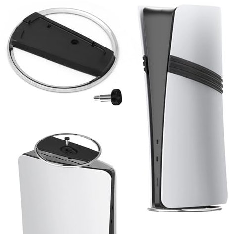 Supporto Verticale per console PS5 Slim e Play 5, Supporto per console verticale nero, base di ricambio compatibile con PS5 Slim Disc e digitale Console da gaming