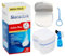 Retainer Cleaning Kit with Bath Case and 136 Tablets (3.5 Months Supply) – Odor-Free Dental Fresh Brite Cleaner for All Dentures, Aligners, Invisalign and Mouthguards – Kills 99.9% Bacteria, Cleansers
