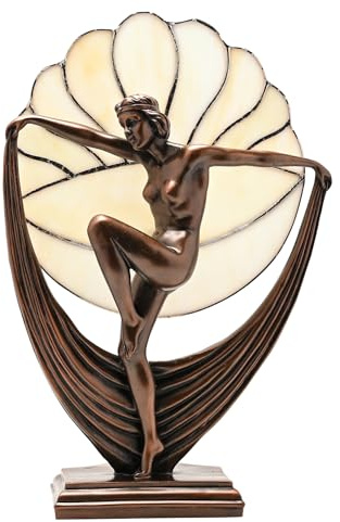 Widdop and Co Juliana - Art Nouveau Bronze Dancer Figurine Lamp