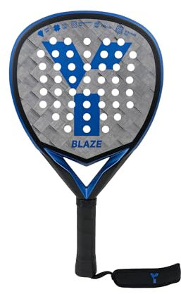 Y 1 pala de pádel Blaze, carbono sueco, avanzada, pala de pádel para adultos