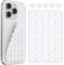 Silicone Suction Cup Phone Mount Double-Sided, Sticky Grip Suction Phone Case Mount for iPhone & Android, Hands-Free Phone Accessories for Tiktok Videos & Selfies (Clear)