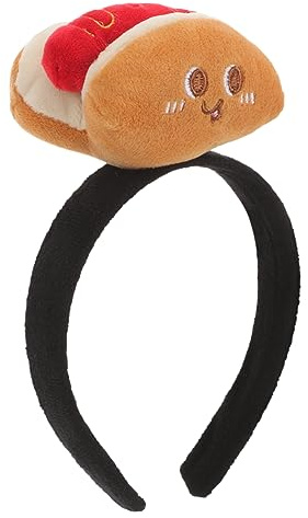 Mikinona Stirnband Cartoon Wurst Design Für Damen Halloween Cosplay Kopfbedeckung Aus Stoffmaterial Für Party Und Ausflug