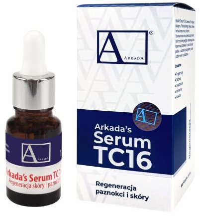 ARKADA SERUM TC16 Erweiterte Kollagen Therapie für Problematische Haut, Infektionen, Nagelverletzung, Nagelschaden und Narben 11ml