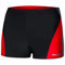 Aqua Speed Männer Boxer Schwimmhose kurz eng + gratis eBook | Retro Badehose für Herren | UV Badepants | Sport | Alex, Gr. L, 136 Black Gray red
