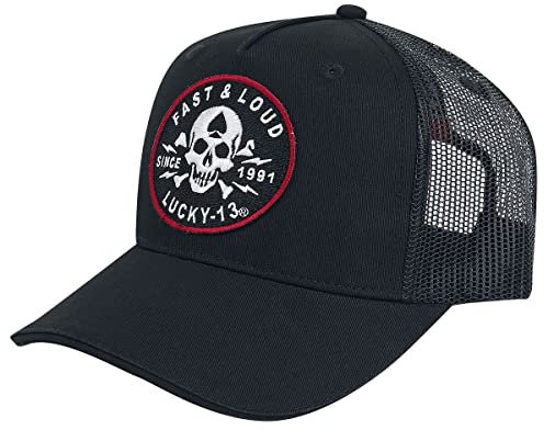Lucky 13 Fast and Loud Trucker Cap Unisex Cap schwarz