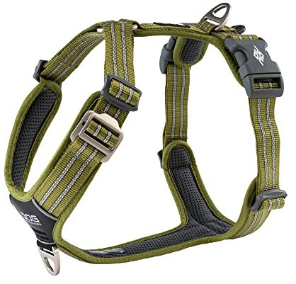 DOG Copenhagen Hundegeschirr - Comfort Walk Air Version 2 - Brustgeschirre für Hunde, Hunting Green, L