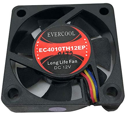 Evercool 40mm 4cm 40 x 10mm PWM 12 Volt PC case Fan EC4010TH12EP