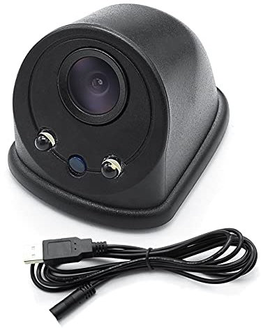 PolarLander 5V USB per auto WIFI wireless Punto cieco Anteriore Vista laterale posteriore Videocamera DVR 1280 * 720 WiFi Telecamera per auto per iPhone e Android tramite APP