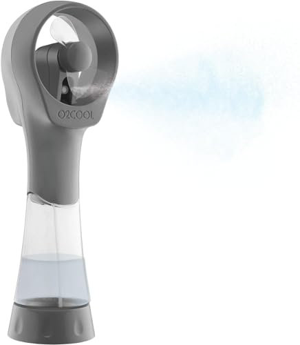 O2COOL Elite Water Misting Fan, Grey