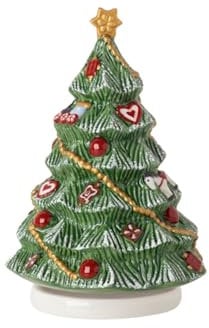 Villeroy & Boch - Nostalgic Melody, Christmas tree turning, 11 x 11 x 16cm, porcelain, multi-coloured, 14-8640-6307