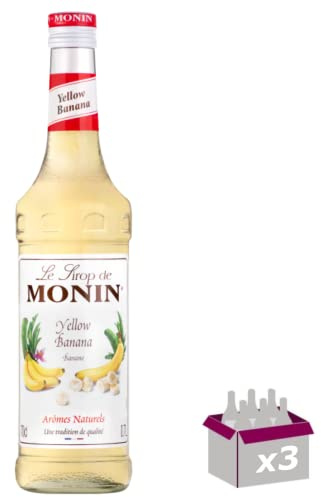 Lot de 3 Sirop - Banane jaune - 70cL