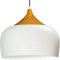 bamyum Kreis Hängelampe Esstisch Vintage Ø30 cm Weiß, Küchenlampe Hangend Vintage, Esstischlampe Hängend E27, Pendelleuchte Vintage, Küchenlampe Hängend, Pendelleuchte Esstisch, Hängelampe Küche Weiß