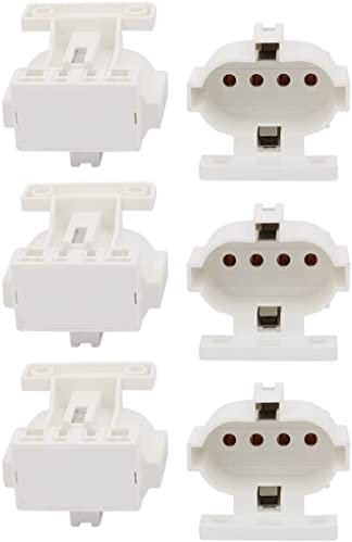 XYWHPGV 6Pcs H Lampe Leuchtstofflampe Halter 2G7 Sockel Einzelkopf Grabstein Lampenfassung AC 500V 2A für LED Leuchtstoffröhre(cf2ba c31b5 45074 2d146 9b203 c97ce