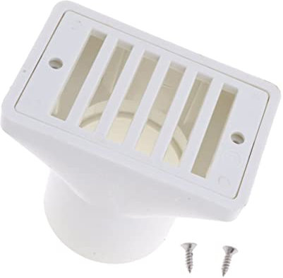 BESPORTBLE Bodenablauf für Schwimmbecken quadratische Hauptabtropffläche abflussstopfen Schwimmbad Bodenabtropfwerkzeug Outdoor-Accessoire draussen Drainage kleine Werkzeuge Zubehör Weiß