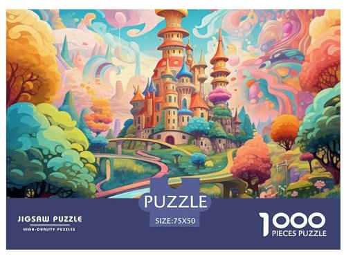 Wunderland Puzzle 1000 Pieces - Familienspiele - Jigsaw Puzzle for Adults and Children from 14 Years,Premium Quality Jigsaw Puzzle in Panorama Format