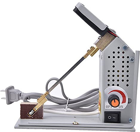 Emoshayoga Tagliatrice calda del pizzo del nastro della tagliatrice, taglierina termica regolabile della schiuma, taglierina calda manuale, spina CN 220V