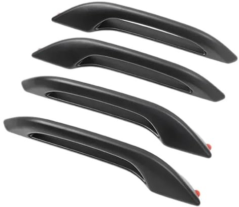 Kucihum Car Exterior Door Handle Shell For Tesla For Model 3 Patch Cover Car Decoration 4 PCS Car Door Handle Sticker Car Decorative Accessories Outer Handle Door Cover(Color:4pcs Matte black)