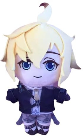 KUKUShining Genshin Impact Kuscheltier, 20cm Weiche Anime Figur Ausgestopftes Plüschtier Süße Cartoon Spielzeugpuppe for Gamer Fans Geschenke(Mika)