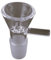 Glass Bowls for Bongs, 18.8mm Male Socket (Medium with Handle)