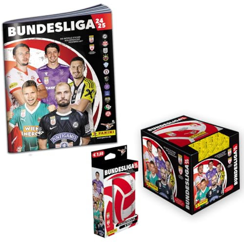 Panini Admiral Bundesliga Österreich 2024/25 Stickerkollektion (Austria-Bundle)