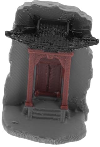 BELLIFFY Chinese Architecture Mini Landscape Zen Statue Torii Gate Garden Ornament Home Decor Outdoor Miniature Decorations