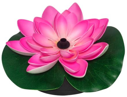 BESPORTBLE Solarbetriebene Lotusbrunnenpumpe Schwimmende Teichpumpe Für Garten Springbrunnen Mit Fließwasserfunktion Solar-wasserpumpe Für Fischteich Und Pool Grün