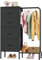 OYRREU 111cm Tall Chest of Drawers for Bedroom, 4 Fabric Drawer Small Dresser Black Storage Unit for Hallway Living Room Entryway, Reversible Closet Storage with Clothes Rail, for Kids Adults Gift