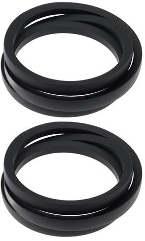 EMSea 2 Pi¨¨ces Courroie D'entra?nement pour Tondeuse ¨¤ Gazon 580364604 Compatible avec Husqvarna HU775H HU775HW HU775BBC 3/8 X 35-1/2