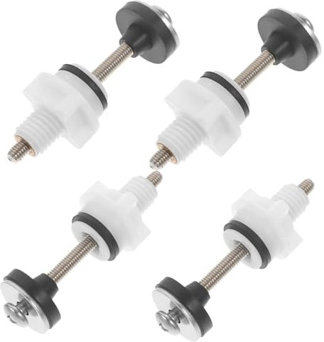 LIFKOME 4piezas Tornillos para Fijación De Asiento De Inodoro Pernos De Montaje para WC De Tornillos para Instalación De Asiento De Inodoro Uso Cisterna