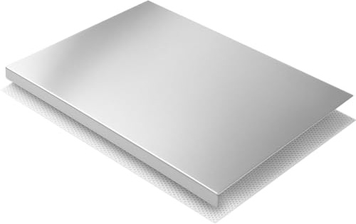 RONDA Tagliere Spianatoia Acciaio Inox 50x50 cm - Made in Italy