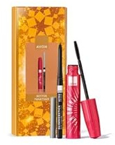 AVON Better Together Set Regalo Occhi 2 Pezzi | Cofanetto make-up occhi con mascara volumizzante e matita eyeliner, presentato in scatola regalo