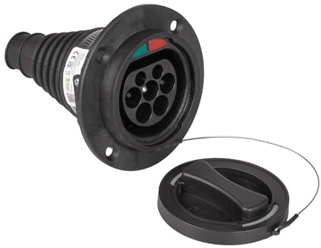 AKYGA Type 2 One Phase Charging Port for Electric Cars AK-SC-E25 32A Male 1-Phase EV Charging Socket