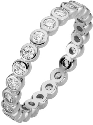Orolino Damen Ring 333/- Gold Glänzend Zirkonia weiß 067370155
