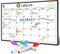 Smart Panda A3 Lavagna Calendario Magnetico Frigorifero - Pianificare I Pasti, Segnarsi La Lista della Spesa e Aiutarsi nello Studio - Lavagnetta Magnetica - Mensile - in Italiano