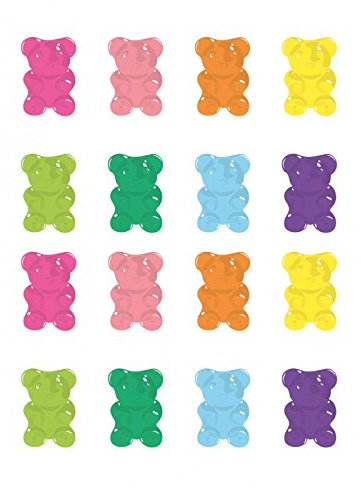 Aufkleber für Kinder, Deko A3, Bärchen, Ref. 22