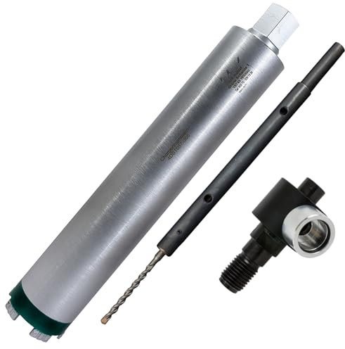 MDW Diamant Trocken-Bohrkrone Ø 57-250 mm x NL 400 mm inkl. Zentrierstange und Staubabsaugung M18