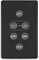 CHUNGHOP Telecomando di ricambio compatibile con sistema musicale digitale Bose SoundDock Series I, controllo volume e funzioni base iPod, nero (con batteria CR2032)