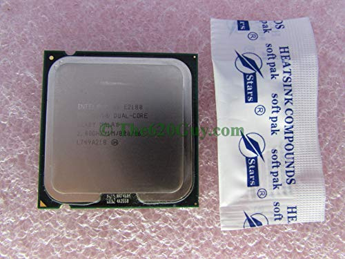 Intel Pentium Dual Core E2180 2 GHz 2,0 GHz SLA8Y 1 M/800 Sockel 775 CPU Prozessor + (Renewed)