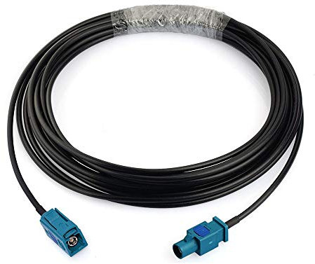 BINGFU Fakra Z Buchse auf Fakra Z Stecker Auto Antennen Verlängerungskabel 5m für Autoradio Android Head Unit GPS Navigation FM AM Radio Sirius XM Satellitenradio 4G LTE TEL Telematik Bluetooth Modul