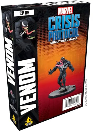 Atomic Mass Games | Marvel Crisis Protocol: Character Pack | Venom | Miniatures Game | Ages 10+ | 2+ Players | 45 Minutes Playing Time