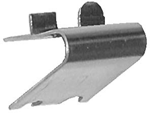 Pack x10 Pivot-Unterstützung Scharnier mit Anschlag in U-Form und Edelstahl AISI-304 (1 mm) · Scharnierhalterung für Regale von Kühlschränken oder Kühlvitrinen · Speziell für Möbel für das Gastgewerbe