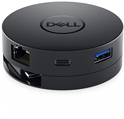 DELL Mobile Adapter DA300 Cablato USB 3.2 Gen 2 [3.1 Gen 2] Type-C Nero (Mobile Adapter DA300 - DA300, Wired, USB 3.2 Gen 2 - [3.1 Gen 2] Type-C, 10,100,1000 Mbit/s, Black, 3840 x 2160 pixels, Dell -